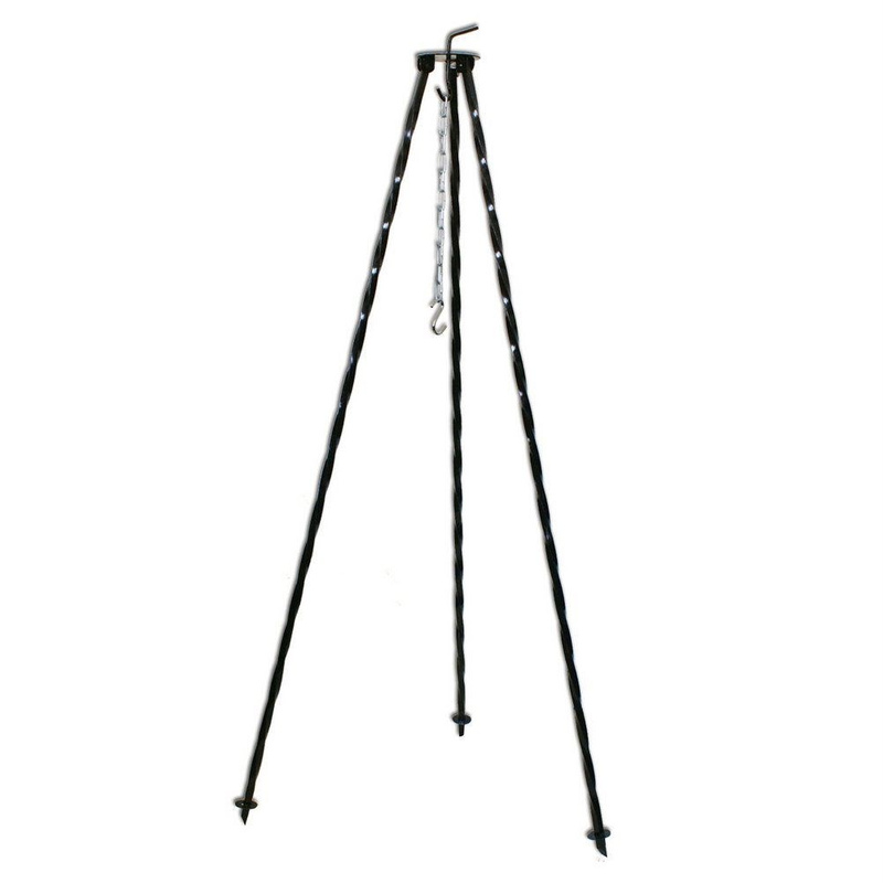 ORION Cast-iron tripod / cauldron stand hanging grill