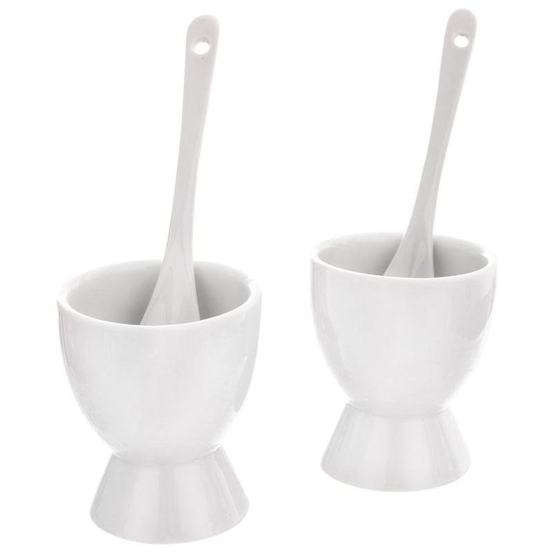 ORION Eggcup egg stand holders 2x + spoons