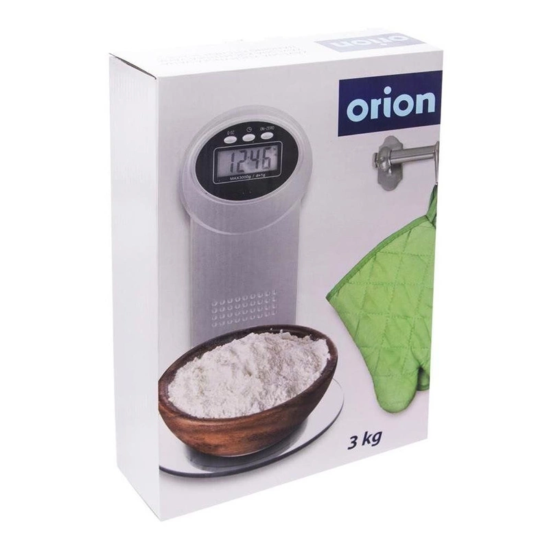 ORION Kitchen scale electronic FOLDABLE wall 3kg