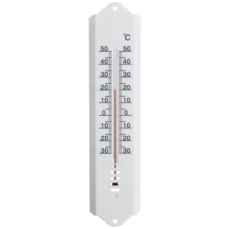 Universalthermometer Thermometer Innenthermometer Außenthermometer Weiß 25 cm