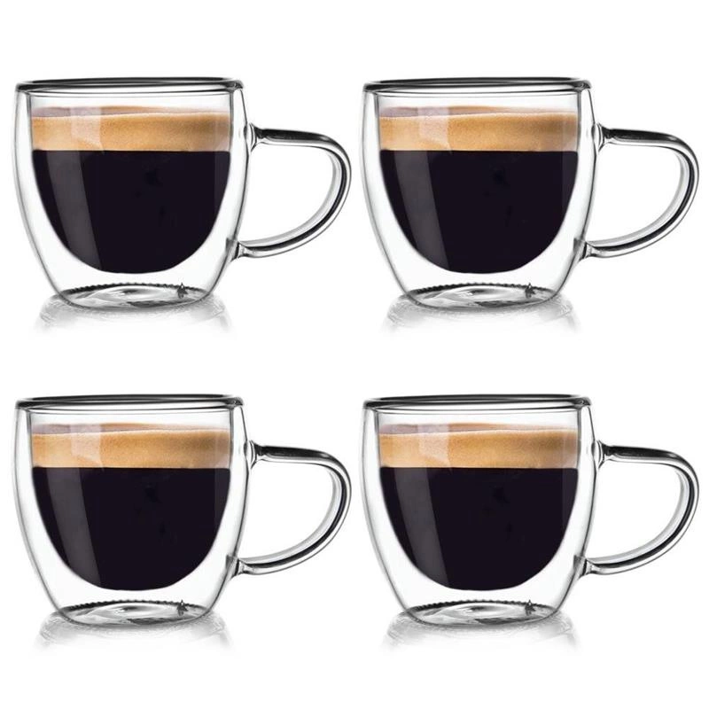 ORION 4x Thermal glass with double wall for COFFEE 0,11