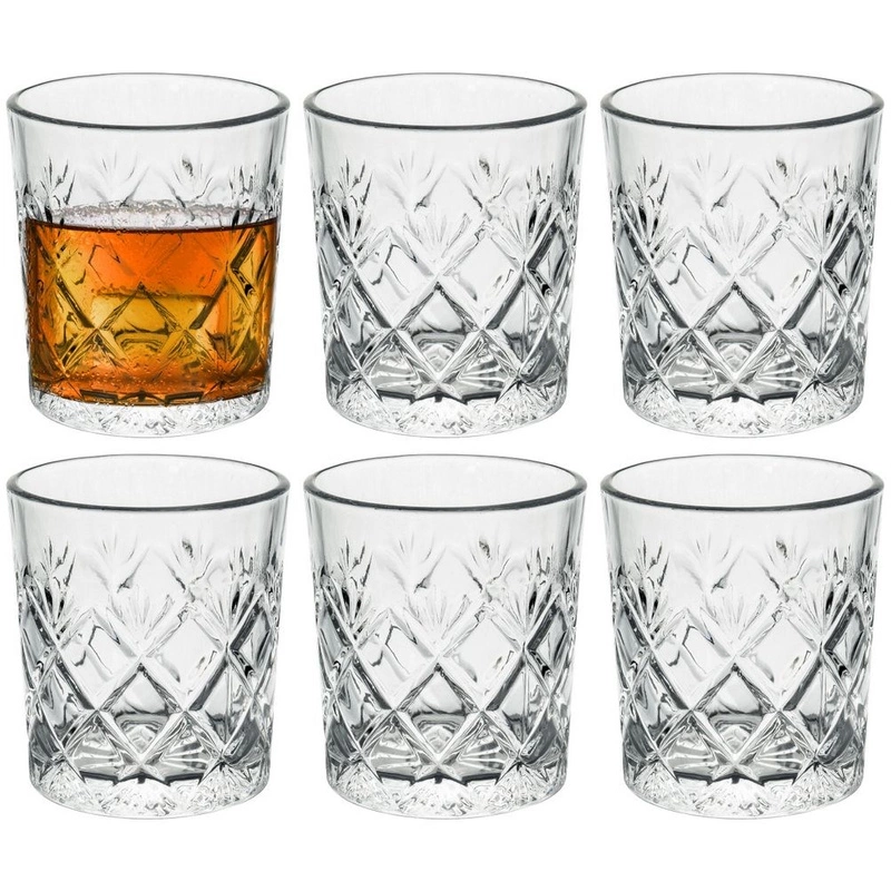 Whiskeygläser Whiskyglas Whisky Glas Trinkgläser Whisky-Set 230 ml 6 St.