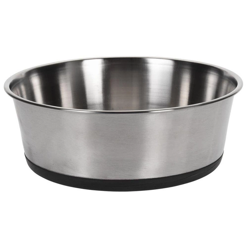 Miska stalowa na karmę dla psa kota antypoślizgowa pojemnik na wodę 20 cm 1,8 l