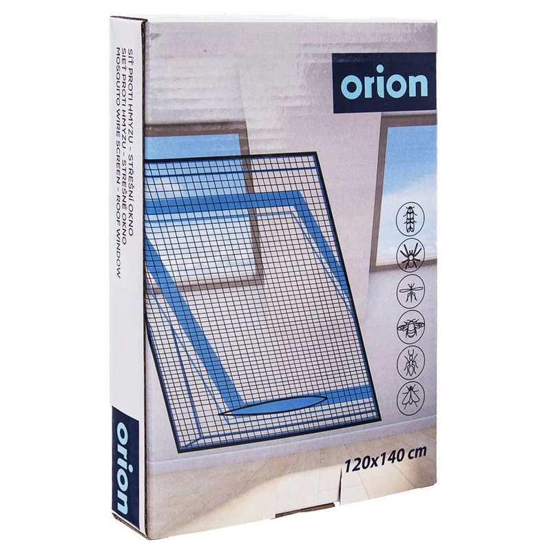 ORION Mosquito net on roof window insects mosquitoes 120x140 cm black