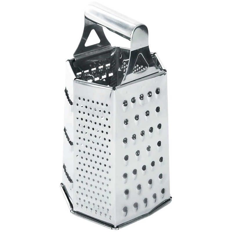 ORION Six-sided steel grater for vegetables, fruits, cheese