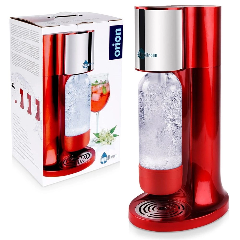 ORION AquaDream sparkling water maker siphon for sparkling water RED